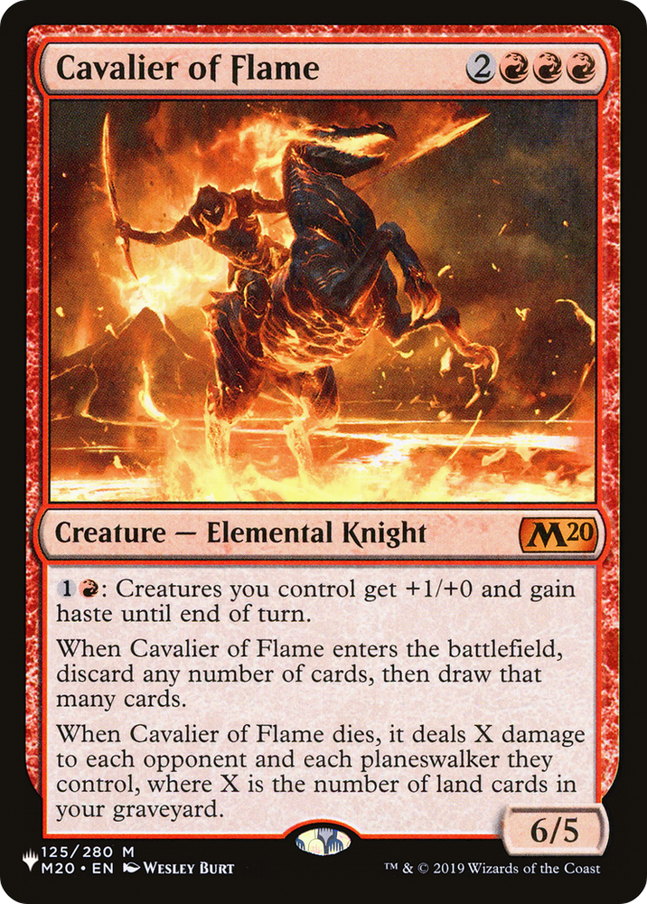 Cavalier of Flame [The List]