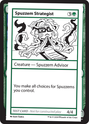 Spuzzem Strategist [Mystery Booster 2 Playtest Cards]