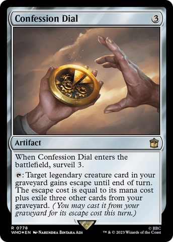 Confession Dial (Surge Foil) [Doctor Who]