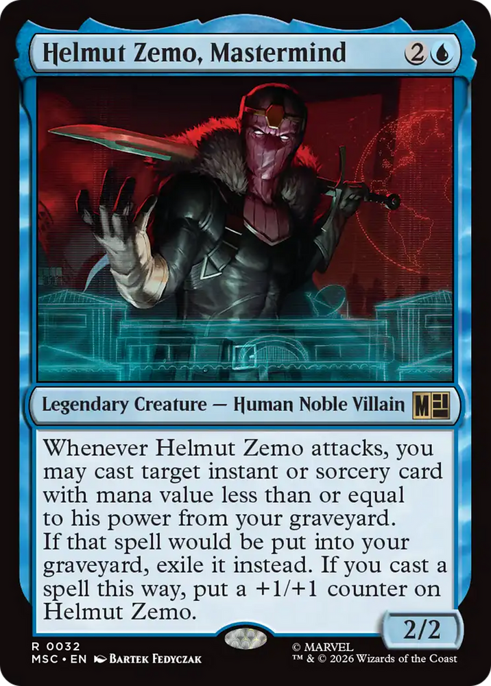Helmut Zemo, Mastermind (Surge Foil) [Marvel Super Heroes Commander]