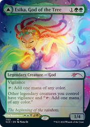 Esika, God of the Tree // The Prismatic Bridge (Borderless) [Secret Lair: From Cute to Brute]