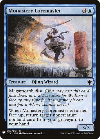 Monastery Loremaster [Mystery Booster]