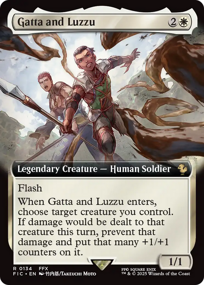 Gatta and Luzzu (Extended Art) [FINAL FANTASY Commander]