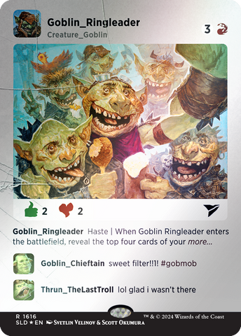 Goblin Ringleader (Rainbow Foil) [Secret Lair Drop Series]