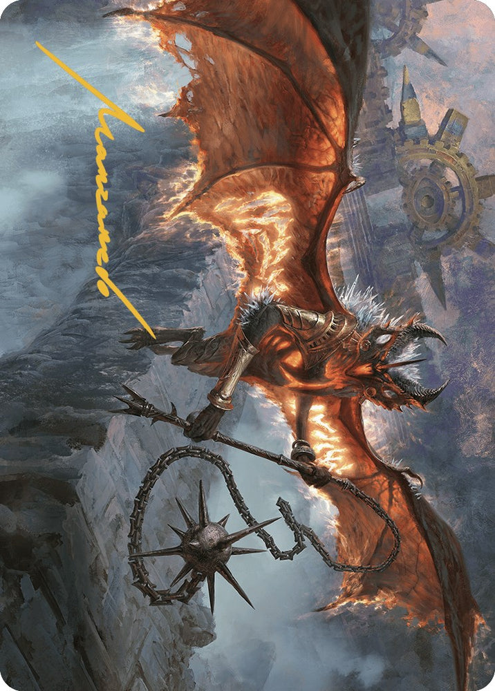 Bloodletter of Aclazotz Art Card (15/81) (Gold-Stamped Signature) [The Bloodletter of Aclazotz Art Card (15/81) (Gold-Stamped Signature) [The