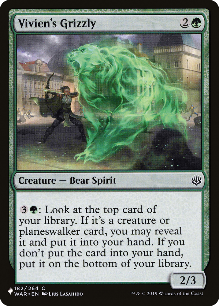 Vivien's Grizzly [The List]