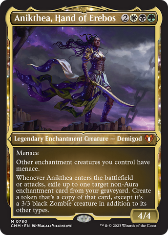 Anikthea, Hand of Erebos (Display Commander) (Foil Etched) [Commander Masters]