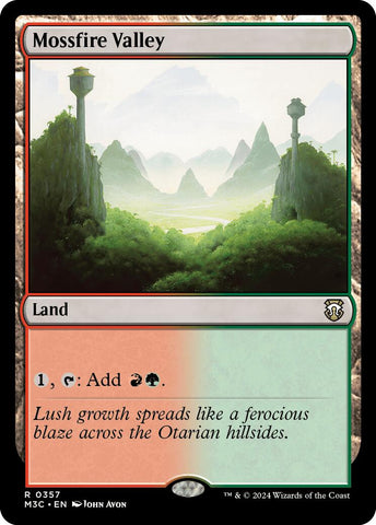 Mossfire Valley [Modern Horizons 3 Commander]