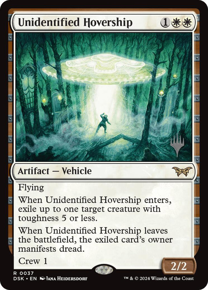 Unidentified Hovership (Promo Pack) [Duskmourn: House of Horror Promos]