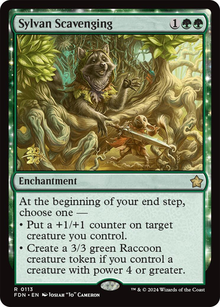 Sylvan Scavenging [Foundations Prerelease Promos]