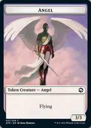 Spider // Angel Double-Sided Token [Dungeons & Dragons: Adventures in the Forgotten Realms Tokens]