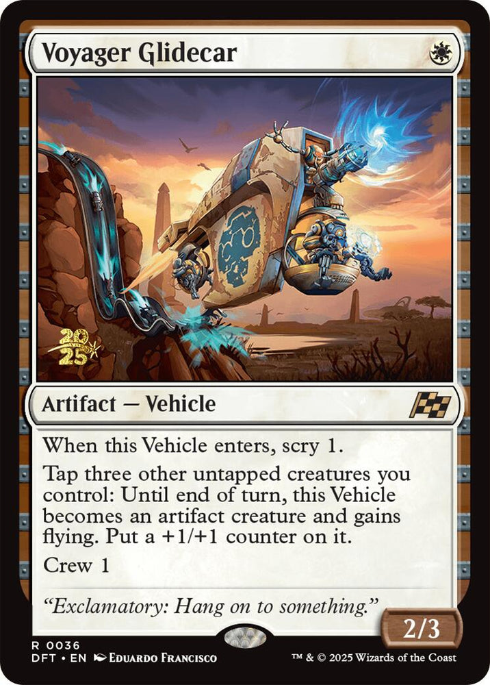 Voyager Glidecar [Aetherdrift Prerelease Promos]