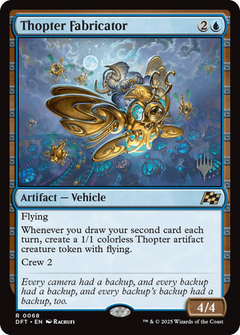 Thopter Fabricator (Promo Pack) [Aetherdrift Promos]