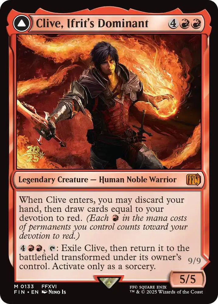Clive, Ifrit's Dominant [FINAL FANTASY Prerelease Promo]