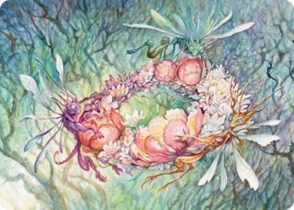 Grave Venerations Art Card [Lorwyn Eclipsed Art Series]