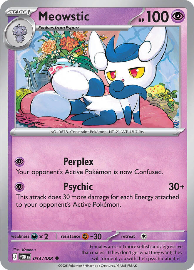 Meowstic (034/088) [Mega Evolution: Perfect Order]