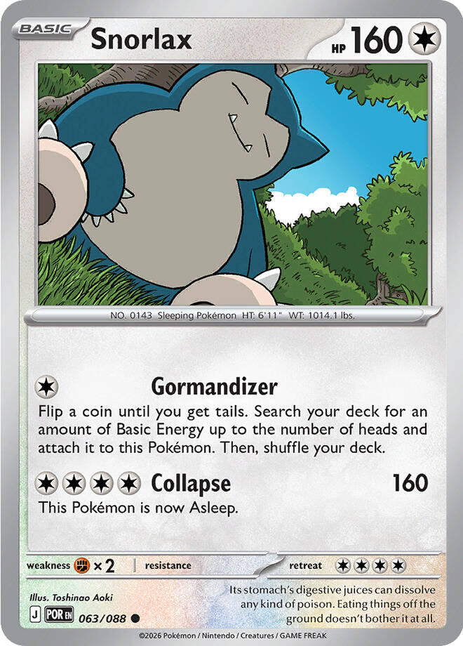 Snorlax (063/088) [Mega Evolution: Perfect Order]