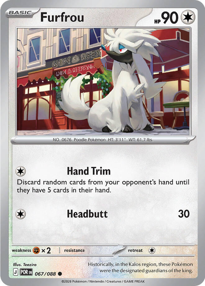 Furfrou (067/088) [Mega Evolution: Perfect Order]