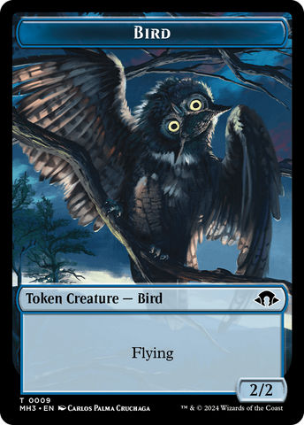 Servo // Bird Double-Sided Token [Modern Horizons 3 Tokens]