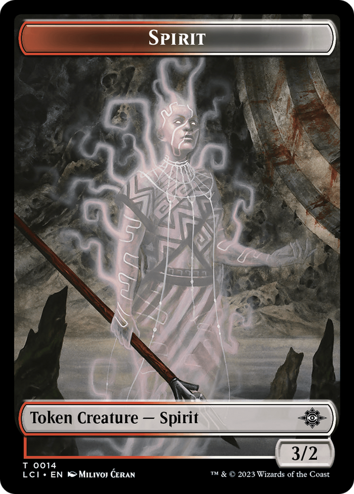 Copy // Spirit Double-Sided Token [The Lost Caverns of Ixalan Tokens]