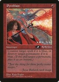 Pyroblast (4th Place) (Oversized) [Oversize Cards]