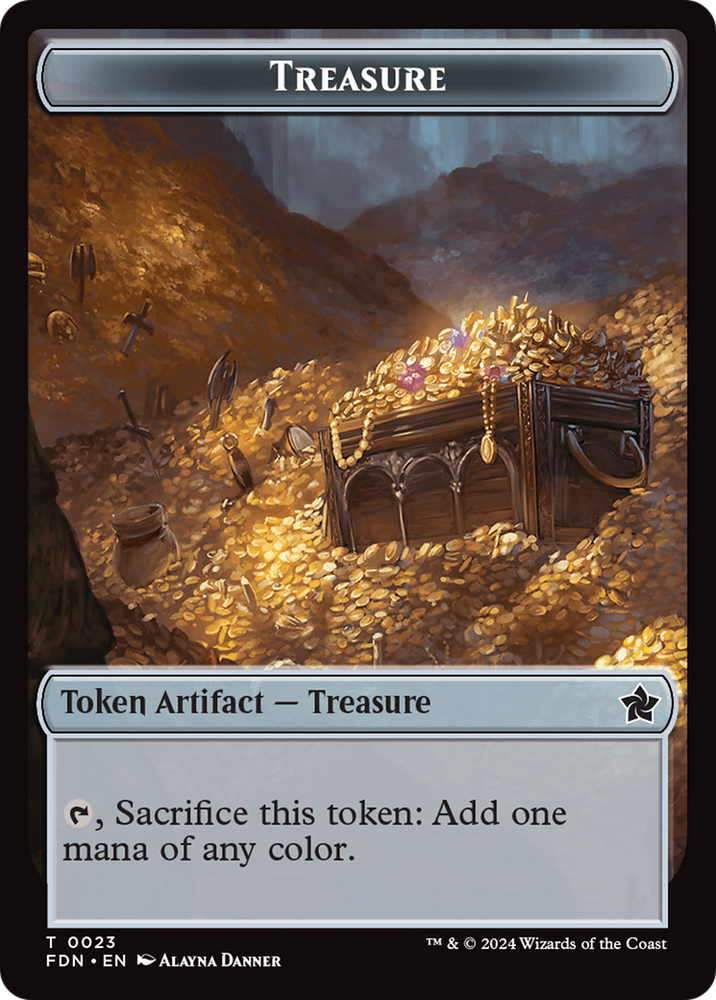 Food // Treasure Double-Sided Token [Foundations Tokens]