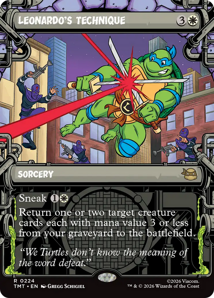 Leonardo's Technique (Showcase) [Teenage Mutant Ninja Turtles]