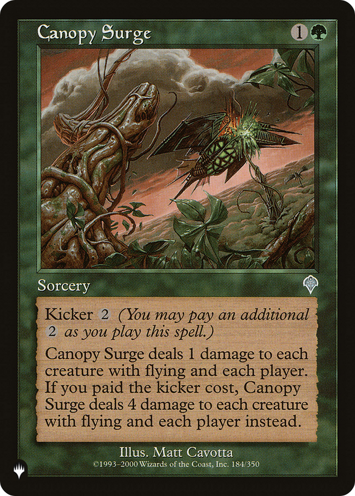 Canopy Surge [The List]