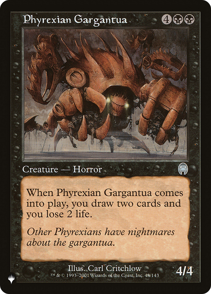 Phyrexian Gargantua [The List]