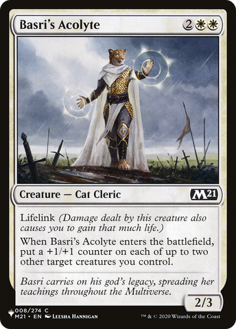 Basri's Acolyte [The List]