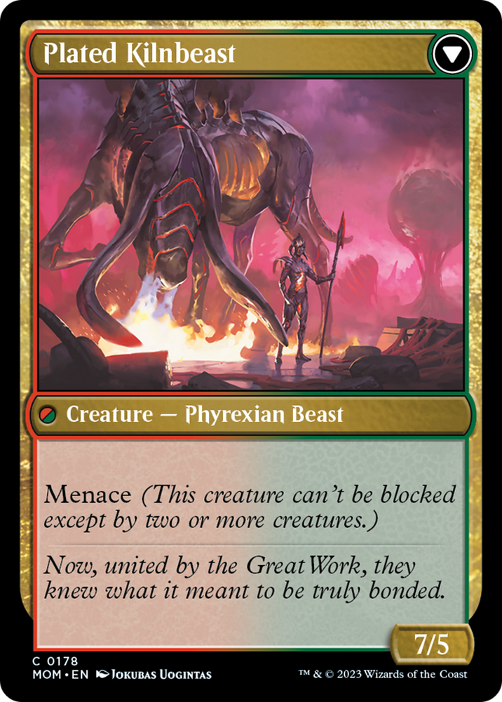 Bonded Herdbeast // Plated Kilnbeast [March of the Machine]