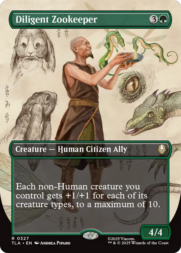 Diligent Zookeeper (Borderless) [Avatar: The Last Airbender]