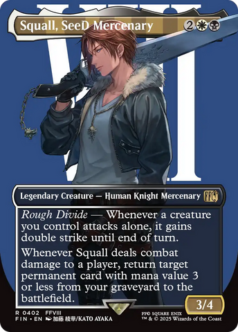 Squall, SeeD Mercenary (Borderless) [FINAL FANTASY]