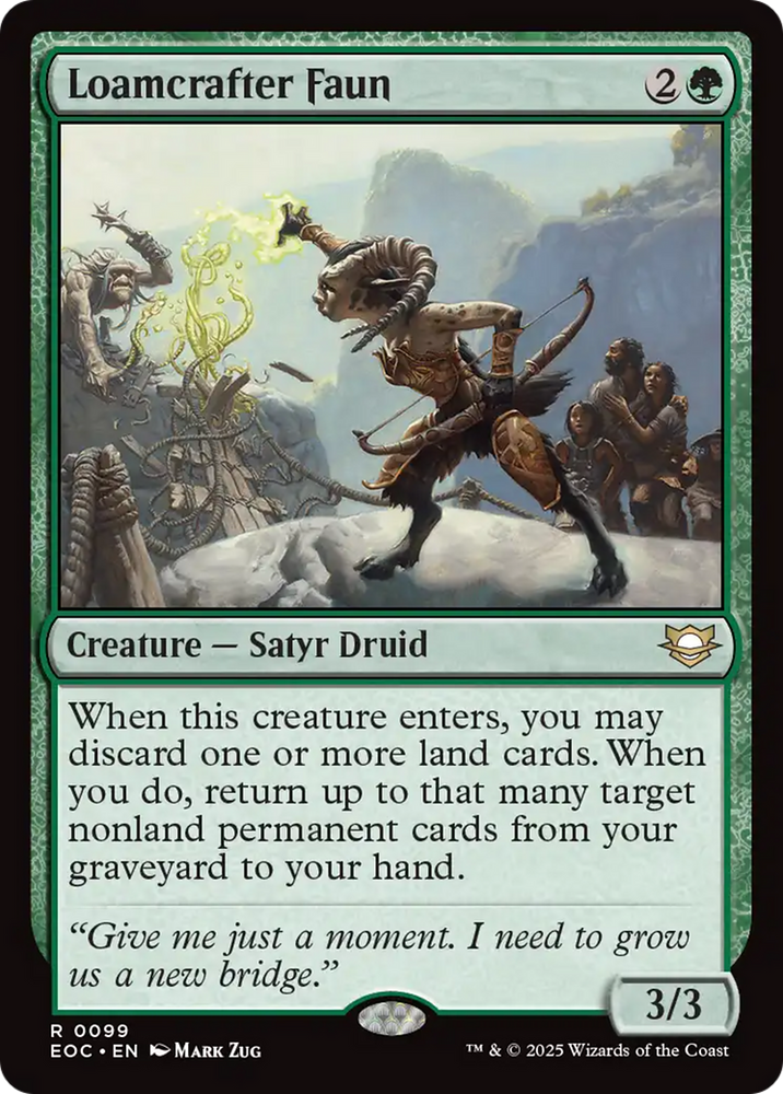 Loamcrafter Faun [Edge of Eternities Commander]
