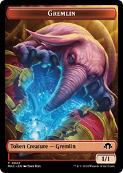 Servo // Gremlin Double-Sided Token [Modern Horizons 3 Tokens]