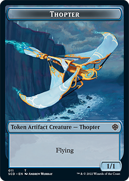 Bird // Thopter Double-Sided Token [Starter Commander Decks]