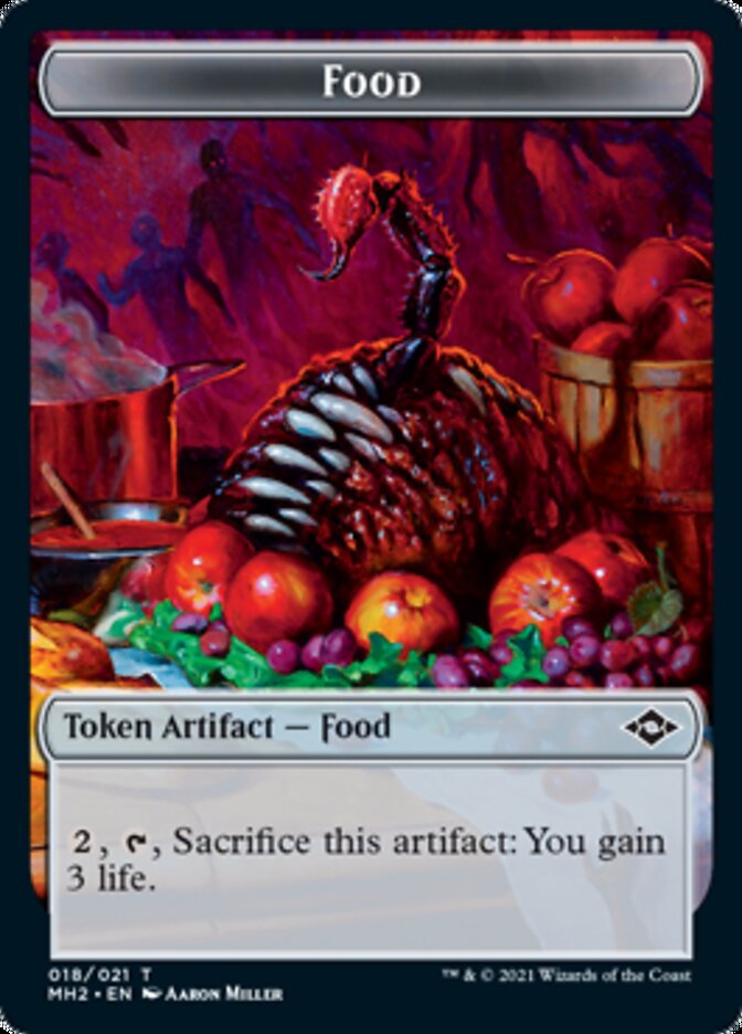 Elemental // Food (18) Double-Sided Token [Modern Horizons 2 Tokens]