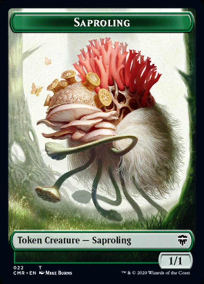 Copy (023) // Saproling Double-Sided Token [Commander Legends Tokens]