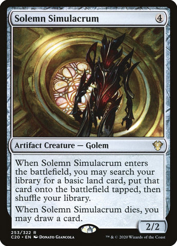 Solemn Simulacrum [Commander 2020]