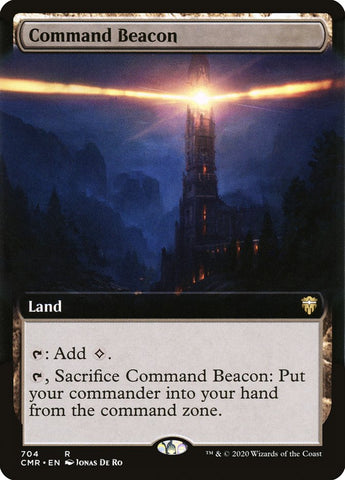 Command Beacon (Extended Art) [Commander Legends]