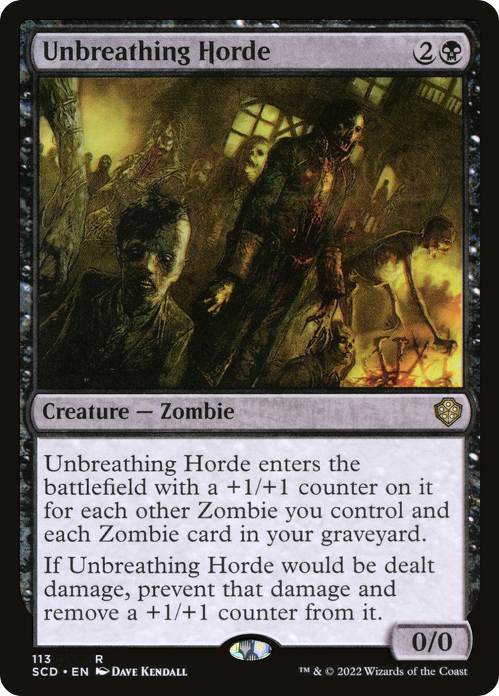 Unbreathing Horde [Starter Commander Decks]