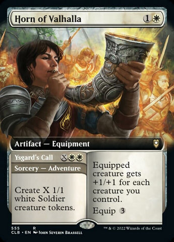 Horn of Valhalla // Ysgard's Call (Extended Art) [Commander Legends: Battle for Baldur's Gate]