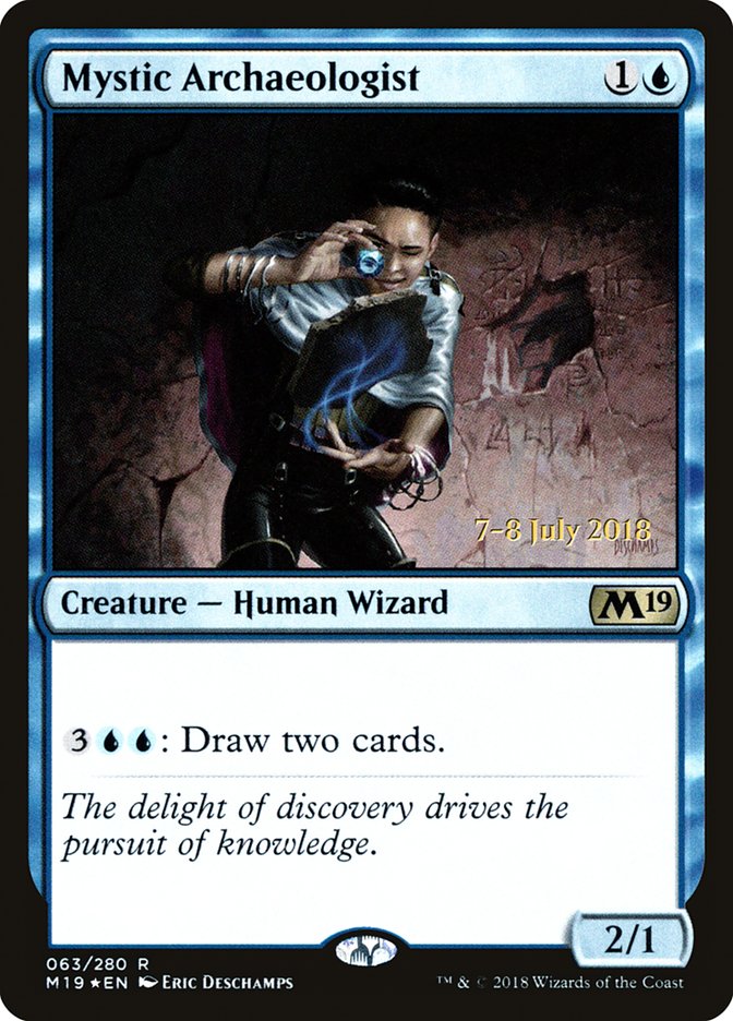 Mystic Archaeologist [Core Set 2019 Prerelease Promos]