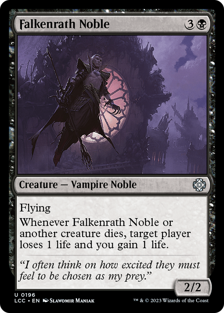 Falkenrath Noble [The Lost Caverns of Ixalan Commander]