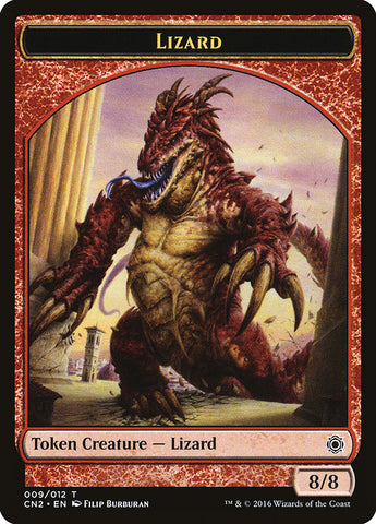 Lizard Token [Conspiracy: Take the Crown Tokens]