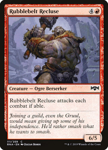 Rubblebelt Recluse [Ravnica Allegiance]