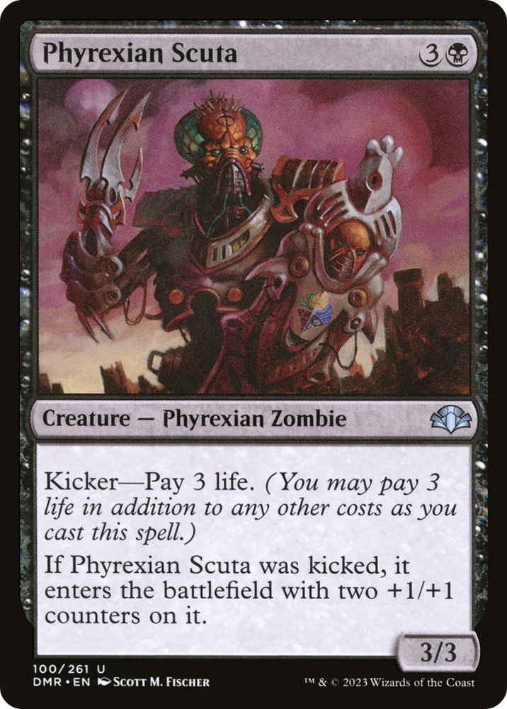 Phyrexian Scuta [Dominaria Remastered]