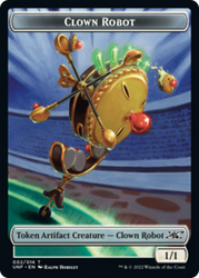 Clown Robot (002) // Balloon Double-Sided Token [Unfinity Tokens]