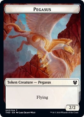 Pegasus // Shark Double-Sided Token [Challenger Decks 2021 Tokens]