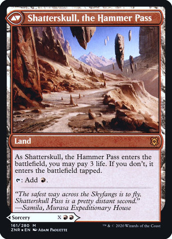 Shatterskull Smashing // Shatterskull, the Hammer Pass [Zendikar Rising Prerelease Promos]